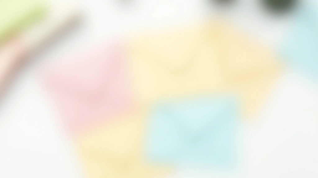 Enveloppes colorées avec étiquettes de catégories budgétaires sur un bureau blanc